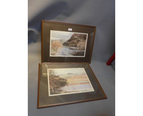 Michael Revers, two limited edition lithograph of landscape scenes signed and numbered in pencil 
