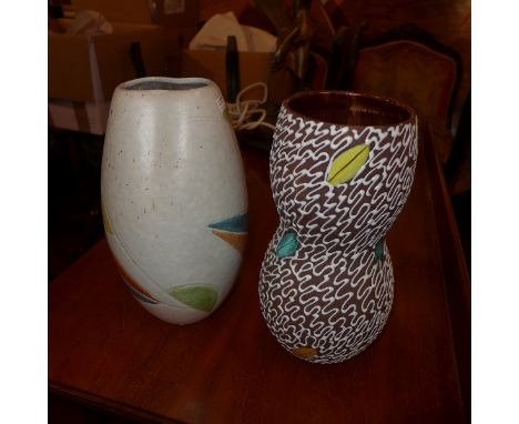 Two 1960's Italian ceramic vases