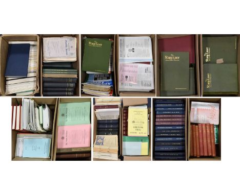Philatelic Literature: an Extensive Library in 14 cartons with journals running from 1905 to late 2010s, incl. hardbound runs