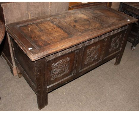 An 18th Century Oak Coffer