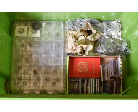 Mixed British Pre-Decimal and World Coins, to include; numerous coin album pages full of pre-decimal coins, the farthing sect