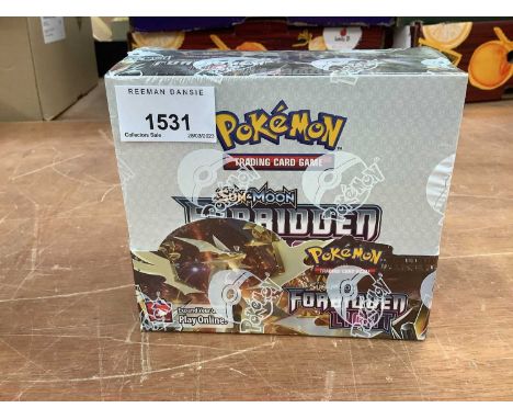 Pokemon TCG Sun &amp; Moon Forbidden Light booster box factory sealed