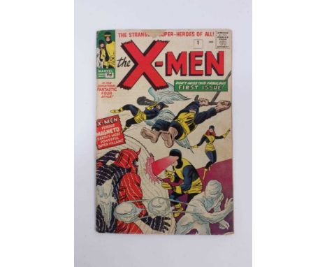 X-Men #1 (1963) - UK edition of the first issue of X-Men, with price of 9d to coverGeneral condition is fair. There is a tear