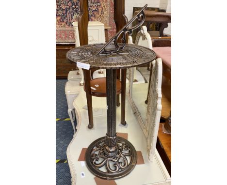 CAST IRON SUNDIAL - NEW