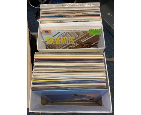 LARGE QTY OF LP'S INCL. BEATLES, BOB DYLAN - UNPLAYED