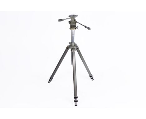 A Gitzo RA4 Camera Tripod, in G-VG condition, triple extension, with R. No.3 tripod head,