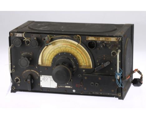 An Air Ministry Radio Receiver Type R.1155 B, black, air ministry serial no. 2441, with modification record: 10D/13045, seria