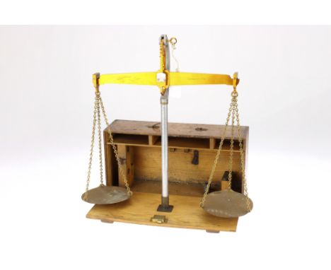 Collection of Standard Inspectors Scales, including a small cased travelling set of scales, the beam engraved 'Borough of Pre
