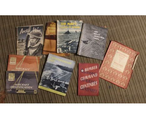 A collection of Wartime related booklets WWII includes, Aeroplane recognition tests, Civil Defense information leaflets, othe