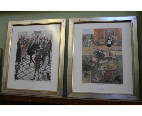 Sue Macartney- Snape, A pair of limited edition humorous prints each signed titled and numbered&nbsp;