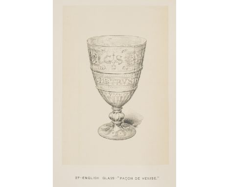 NO RESERVE Glass.- Hartshorne (Albert) Old English Glasses. An Account of Glass Drinking Vessels in England, from Early times