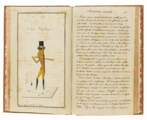 French commonplace book.- Voison (Captain, 18th Regiment of the line, French army) Vade mecum, manuscript in French, title an