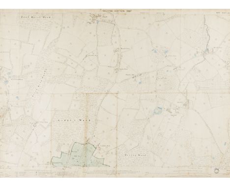 Kent.- Ordnance Survey.- A group of 60 sheets from the Kent Ordnance Survey, mostly from the 'second edition' (dated 1896-189