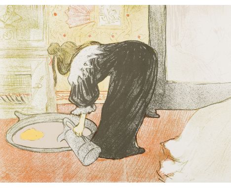 Tolouse-Lautrec (Henri de) Elles, one of 1250 copies, 11 tipped-in colour lithograph plates, all numbered in pencil, original