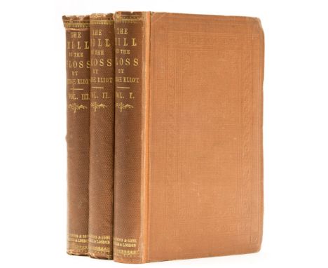 [Evans (Marian)], "George Eliot". The Mill on the Floss, 3 vol., first edition (with advertisement f. in vol.1 and 16pp. publ