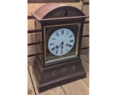 19th century Johann Baptist Beha Black forest cuckoo clock. Having original label to the inside. 47cm high. Comes with pendul