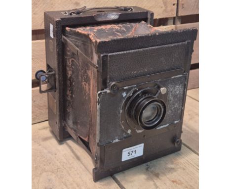 Goerz of Berlin- The Westminster Photographic Exchange Ltd bellow camera. Focal Plane Shutter. c1896-1905. 