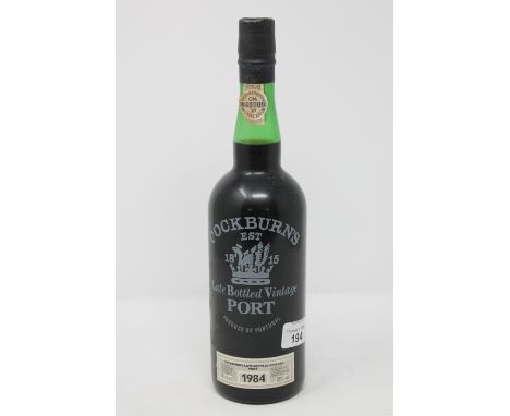A bottle of Cockburn's 1984 Late Bottled Vintage Port. 