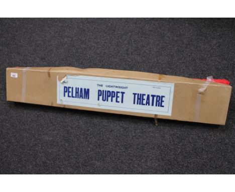 A boxed Pelham puppet - The light weight theatre 