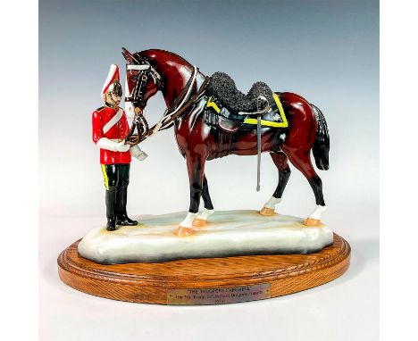 Limited edition superb detailing, porcelain figure made to commemorate the Tercentenary of the 5th Royal Inniskilling Dragoon