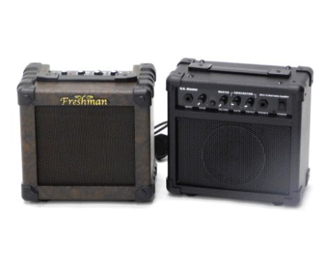 A Freshman AC10 small guitar amplifier, and another. (2) 