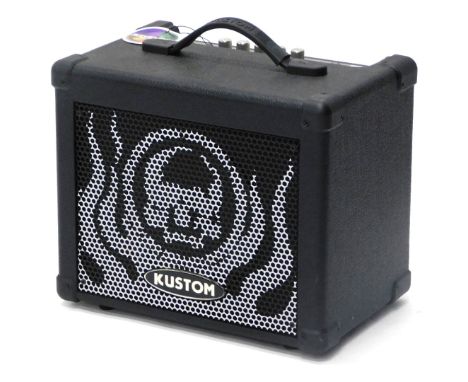 A Celestion Kustom 16 watt bass guitar amplifier. 
