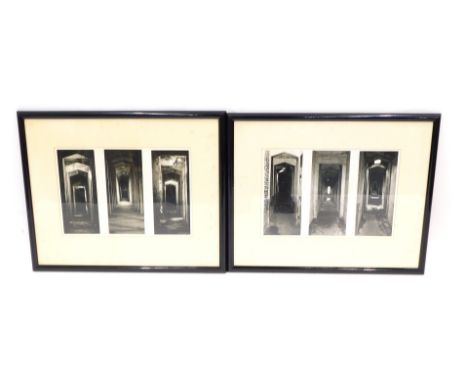 Manner of Sear. Interior triptych, photographic print, 24cm x 34cm, and another. (2) 