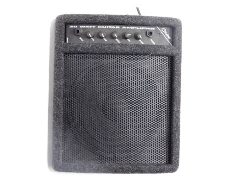 A Cheetah 30 watt guitar amplifier, 34cm high. 