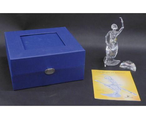 A Swarovski crystal figurine Magic of Dance Anna 2004, 15cm high, boxed with some paperwork and a Collectors Society plaque.