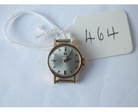 A ladies TISSOT  wrist watch in 18ct gold 