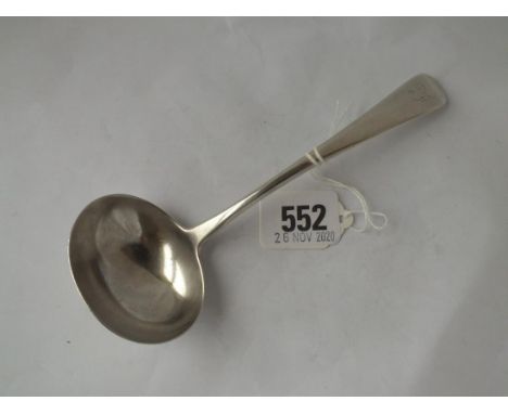 A George III OEP sauce ladle - London 1808 ny Eley, Fern &amp; Chawner