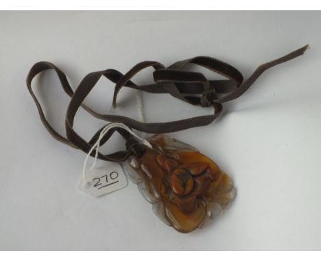 A jade pendant 