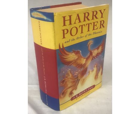 J. K. Rowling hardback First Edition of Harry Potter ?Order of The Phoenix? Bloomsbury 2003.Condition ReportSome dirt marks t