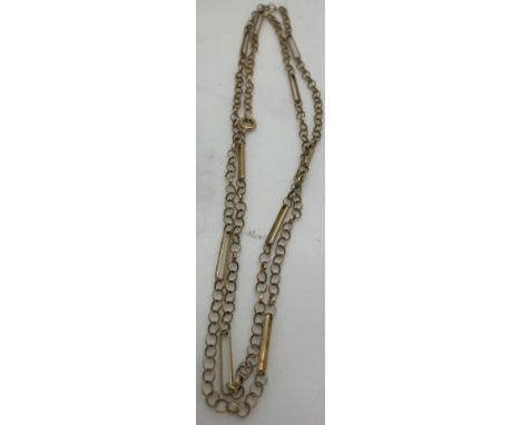 Nine ct gold chain. 64cm l. Weight 5.8gm.Condition ReportGood condition.