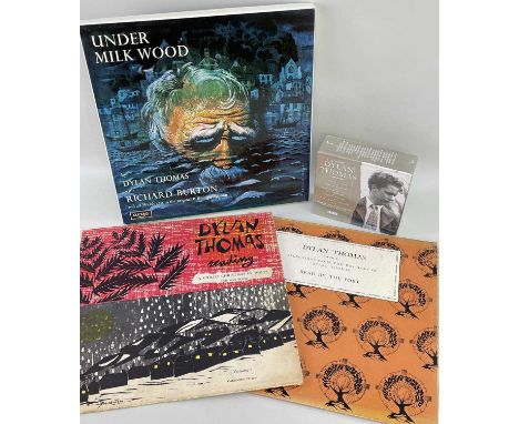 DYLAN THOMAS various recordings on vinyl ‘Dylan Thomas Reading A Child’s Christmas in Wales and Five Poems’ (Volume I, Caedmo