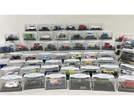 OXFORD DIECAST VEHICLES: COLLECTION OF 60 ASSORTED BOXED MODELS, 1-76 scale, saloon cars, commercial and police vehicles (60)