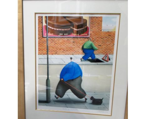 SARAH JANE SZIKORA - 'Death by Chocolate', signed ltd edition print, no. 183/195, certificate.
 
 