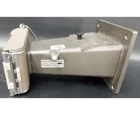 Oscilloscope camera by Telford Products Ltd, London, type E model.