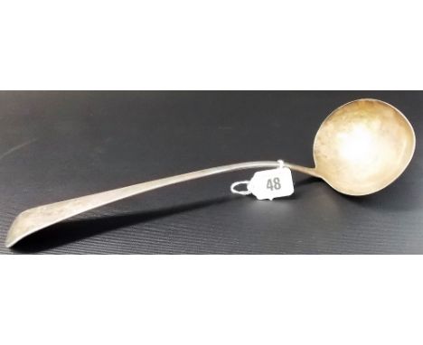 George III silver Old English pattern soup ladle by Alice and George Burrows, London 1807, weight 5oz approx