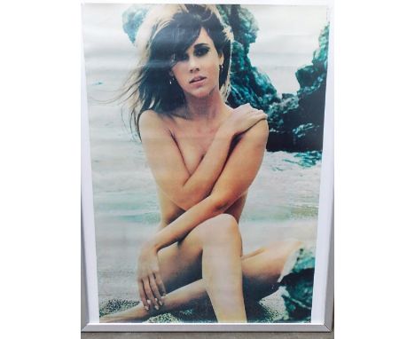 1960's vintage large colour poster of Jane Fonda after Jaeckin Lagarde by Personality Posters MFG New York, 41' x 29.5'.