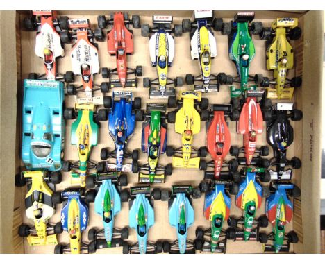 TWENTY-THREE 1/43 SCALE ONYX MAINLY FORMULA 1 RACING CARS  variable condition, most generally good (one Ferrari lacking rear 