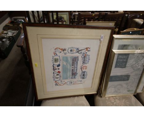A pencil signed limited edition print "The MCC at Home"