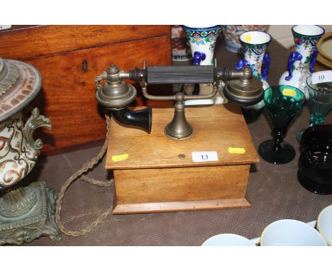 A vintage telephone 