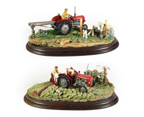 Country Artists 'Securing The Field', model No. 01064, limited edition 471/850, and 'First Cut', model No. CA947, limited edi