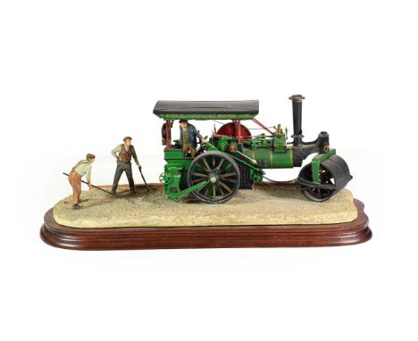 Border Fine Arts 'Betsy' (Steam Engine), model No. B0663 by Ray Ayres, limited edition 760/1750, on wood base.  No box, no ce