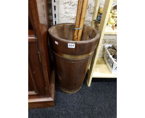 OAK STICK STAND 