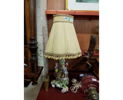 MEISSEN LAMP A/F 14'(H)