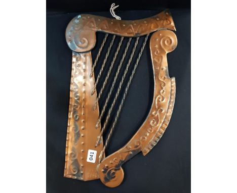 METAL PRISON ART HARP LONG KESH STAMPED 1971