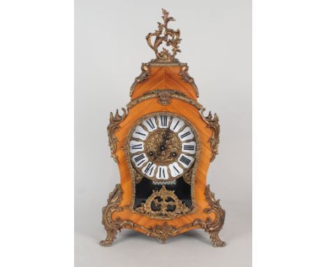Louis XVI style ormolu mounted bracket clock