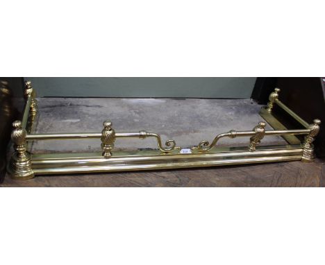 A 19th Century brass fender